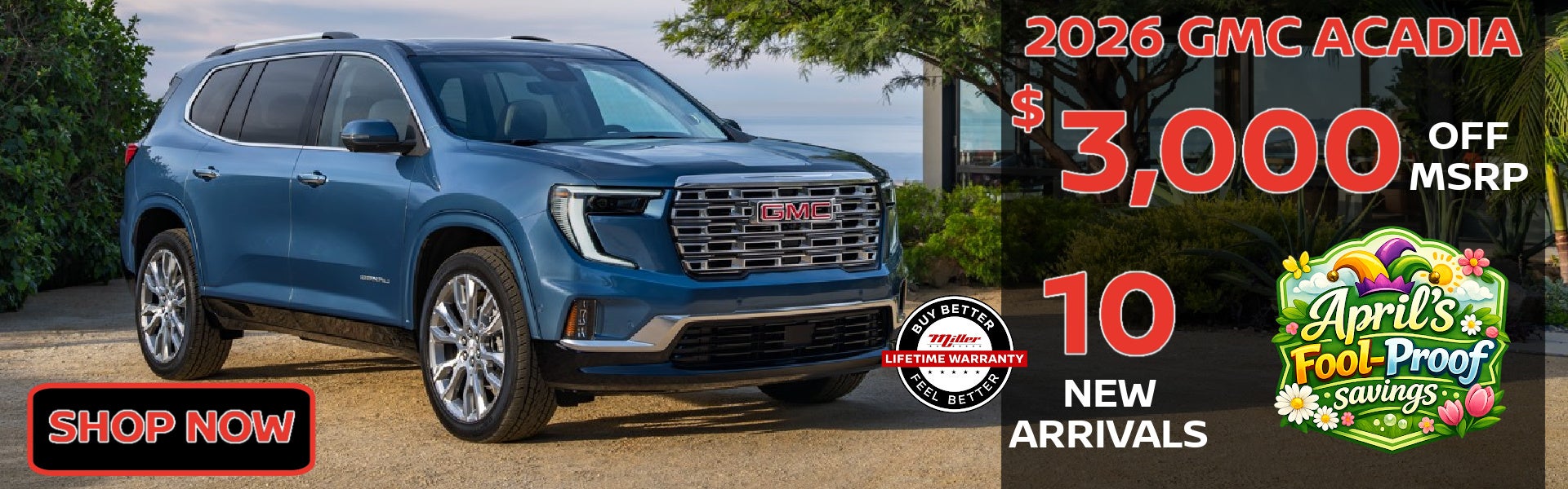 Big Savings GMC Acadia at Miller Auto