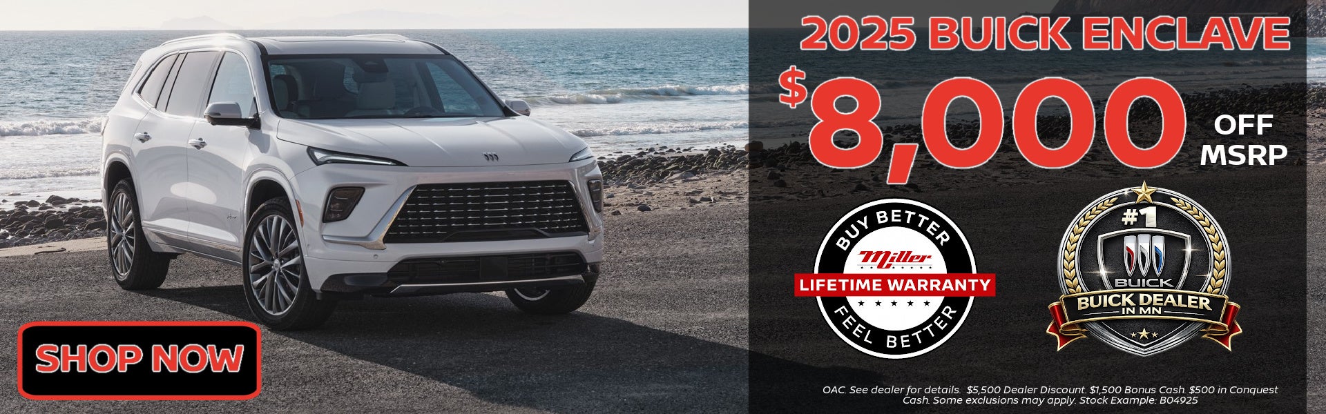 Big Savings on Buick Enclave this month at MIller