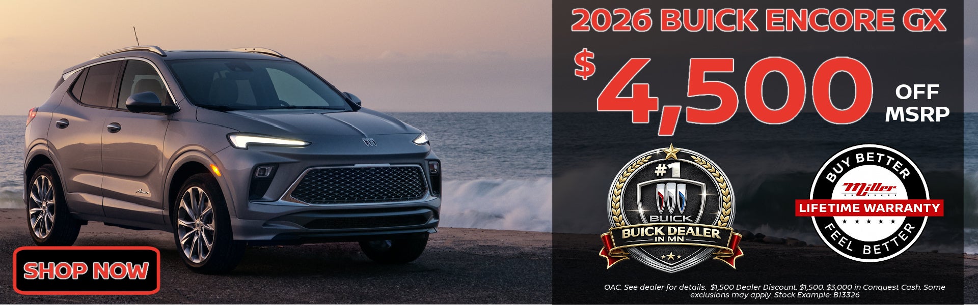 Big savings on Buick Encore Gx at Miller Auto Plaza