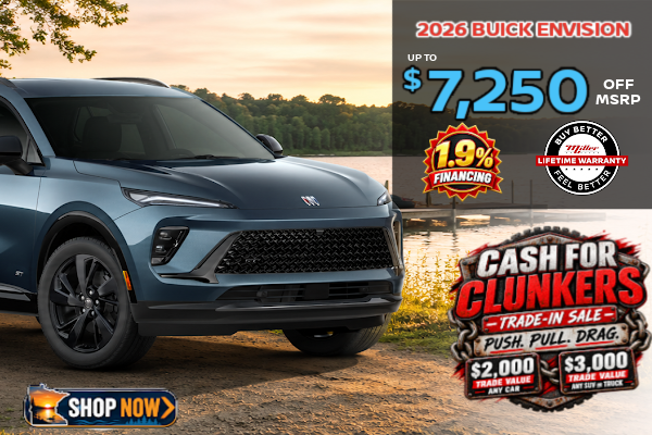 Big Savings on GMC and Buick This month at Miller Auto Plaza