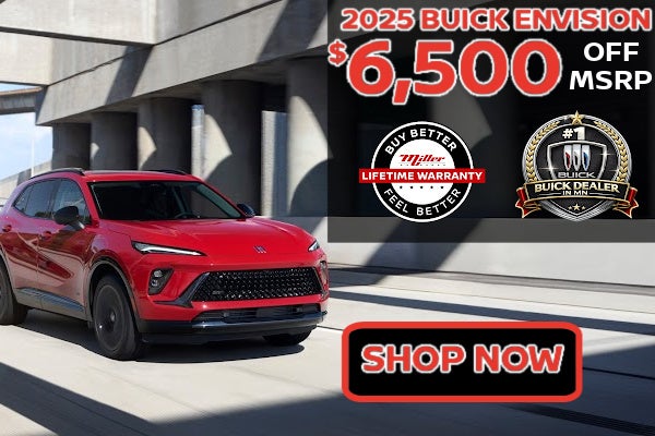 Big Savings on Buick Envision this month at Miller