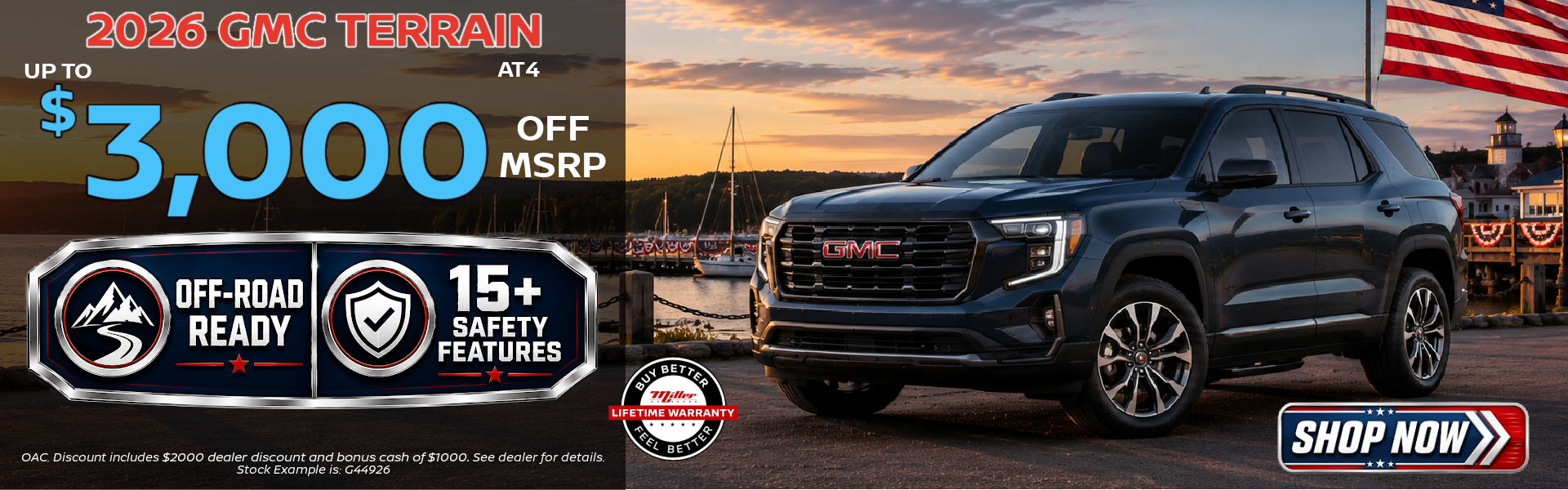 Big Savings on GMC at Miller Auto Plaza in St Cloud