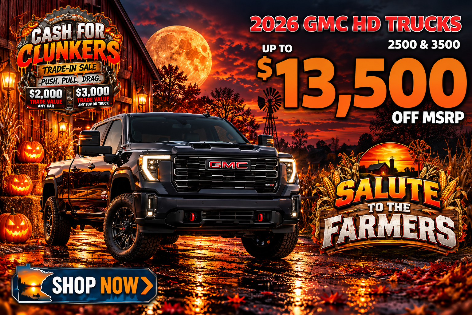Big savings on the Big trucks this month