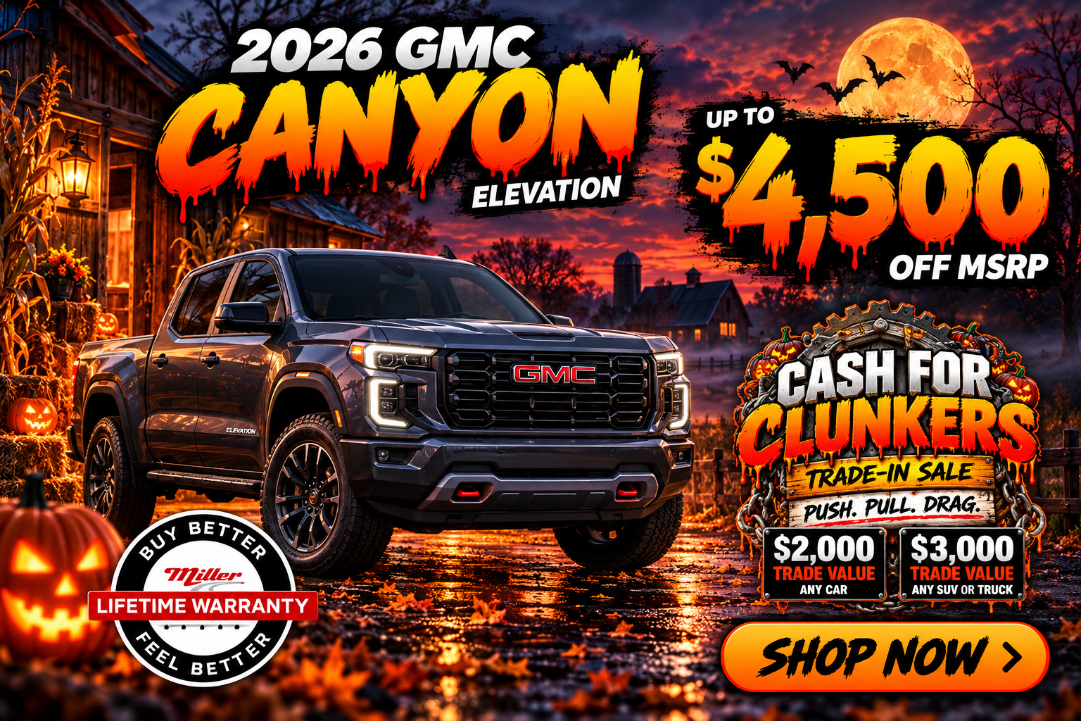 Big savings on GMC Canyon this month