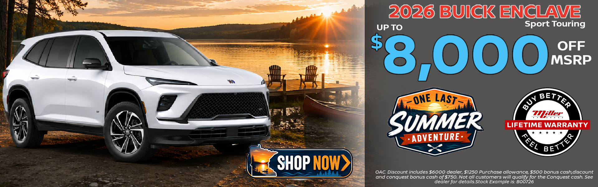 Best deal on the Buick Enclave in MN
