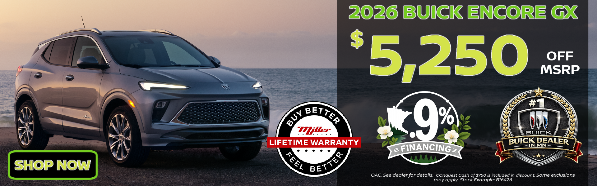 Big Savings on GMC and Buick at Miller Auto