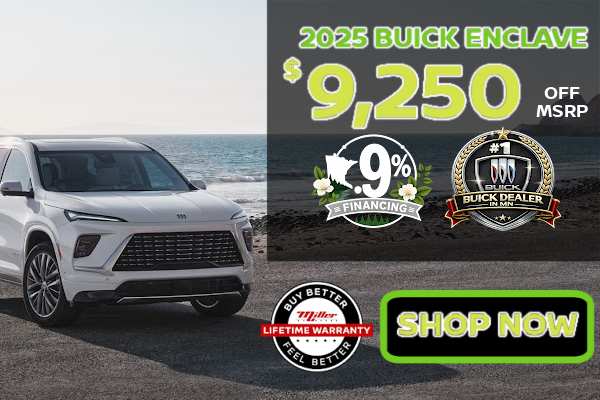Big Savings on GMC and Buick at Miller Auto