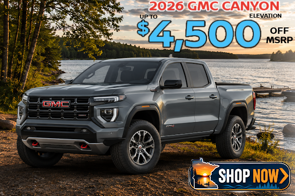 Big Savings on the GMC Canyon this month