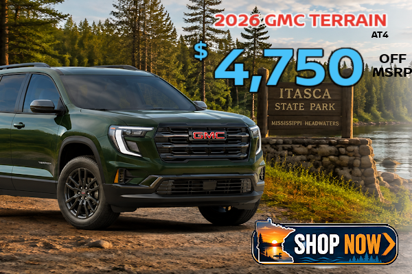 Big savings on the GMC Terrain this month