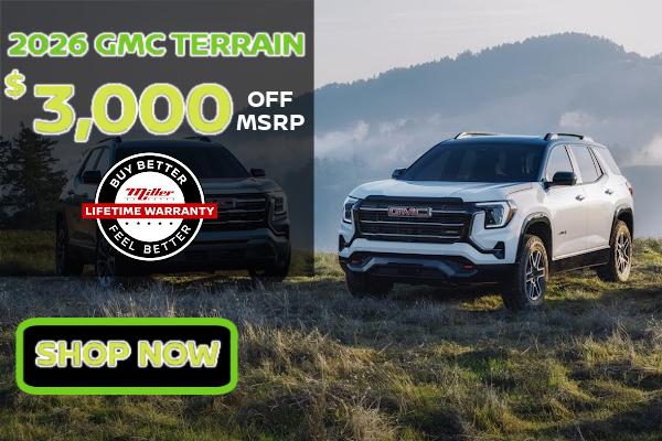 Big Savings on GMC and Buick at Miller Auto