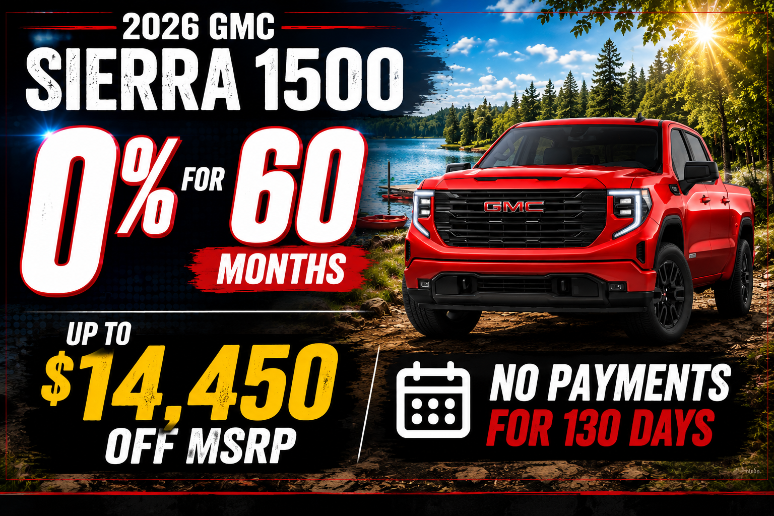 Big Savings on GMC Sierra this month