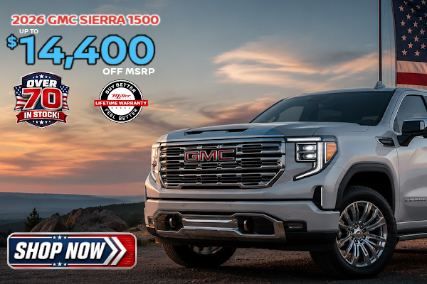Big Savings on GMC at Miller Auto Plaza in St Cloud